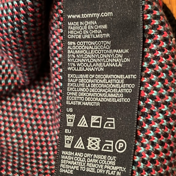 Tommy Hilfiger dynamic plaid sweater M - Picture 6 of 6